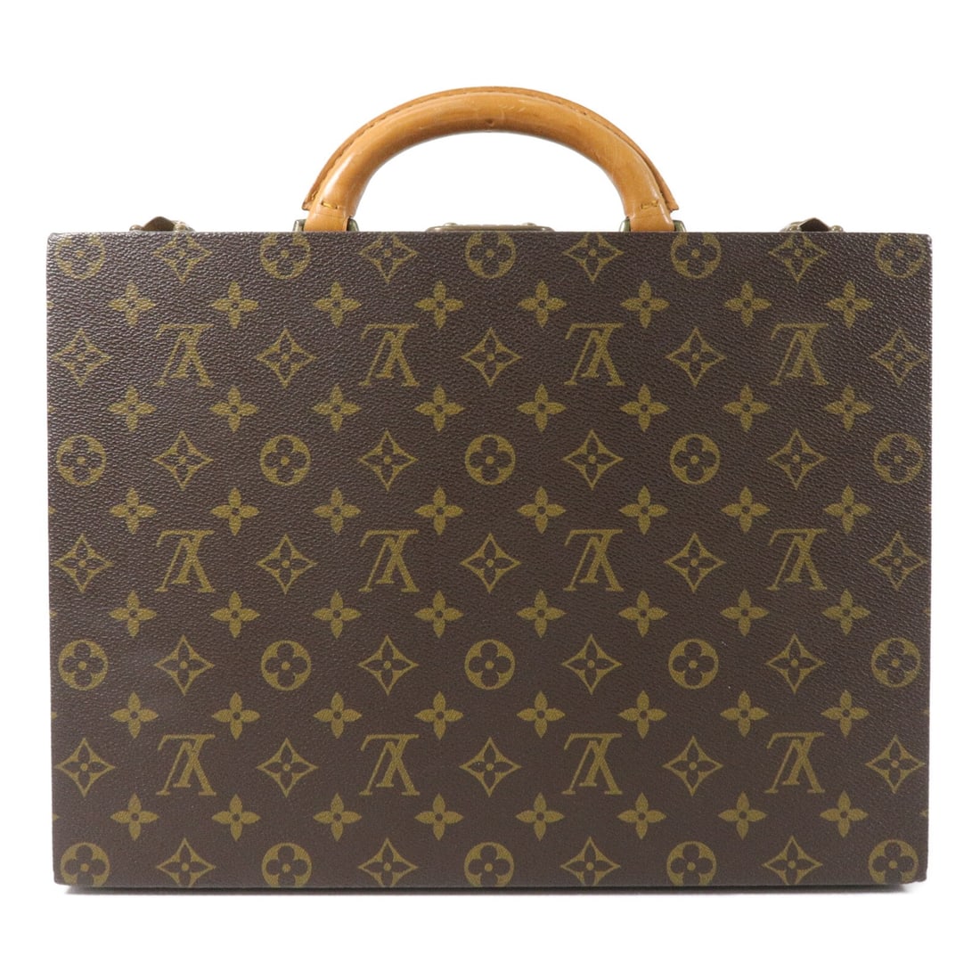 Louis Vuitton M47120 Monogram Jewelry Case Brown PVC Coated Canvas: Louis Vuitton M47120 Monogram Jewelry Case Brown PVC Coated Canvas Louis Vuitton LV Boite Bijoux jewelry box accessory pouch, model M47120, in brown. It is made from Monogram x PVC coated canvas and i