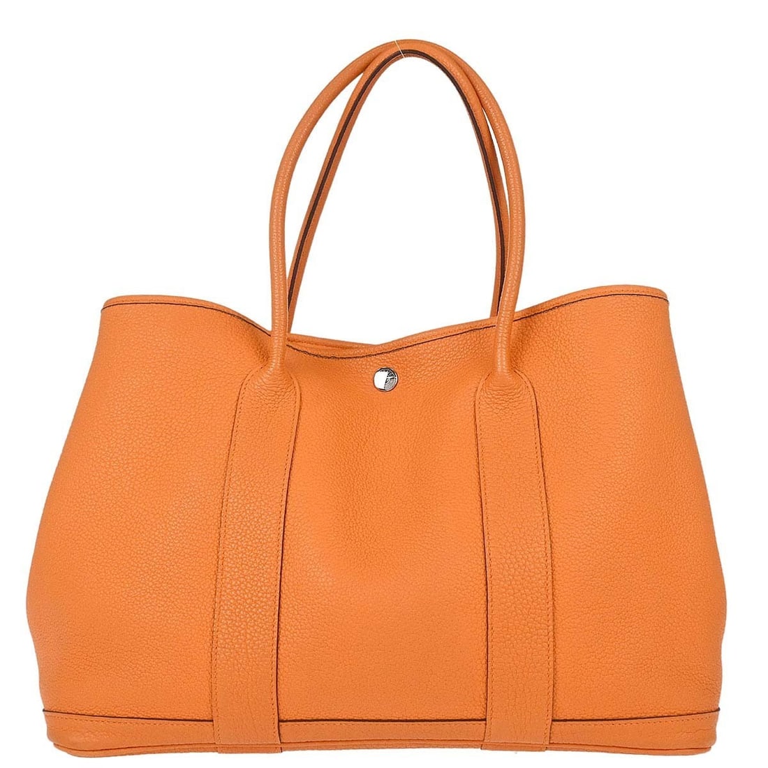 Hermes Garden Party 36 PM Orange Negonda Leather Tote (1 of 15)