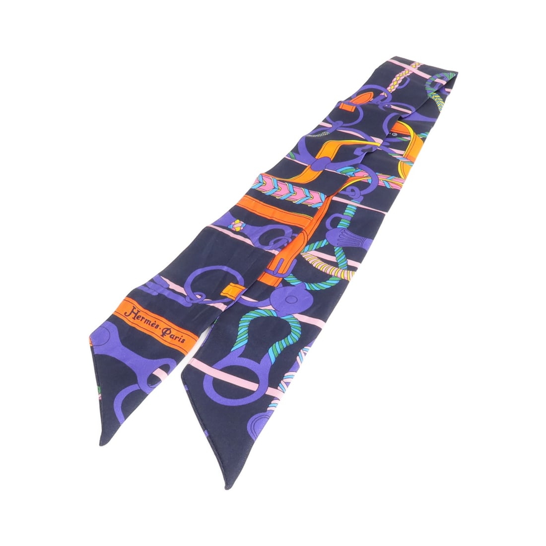 Hermes Twilly Silk Scarf Blue and Pink 86cm x 5cm: Hermes Twilly Silk Scarf Blue and Pink 86cm x 5cm Hermes Twilly scarf in silk with a BluexBlue/Pink colorway. It measures 86 cm x 5 cm (33.9 in x 2.0 in) and is offered in reasonable wear and tear con