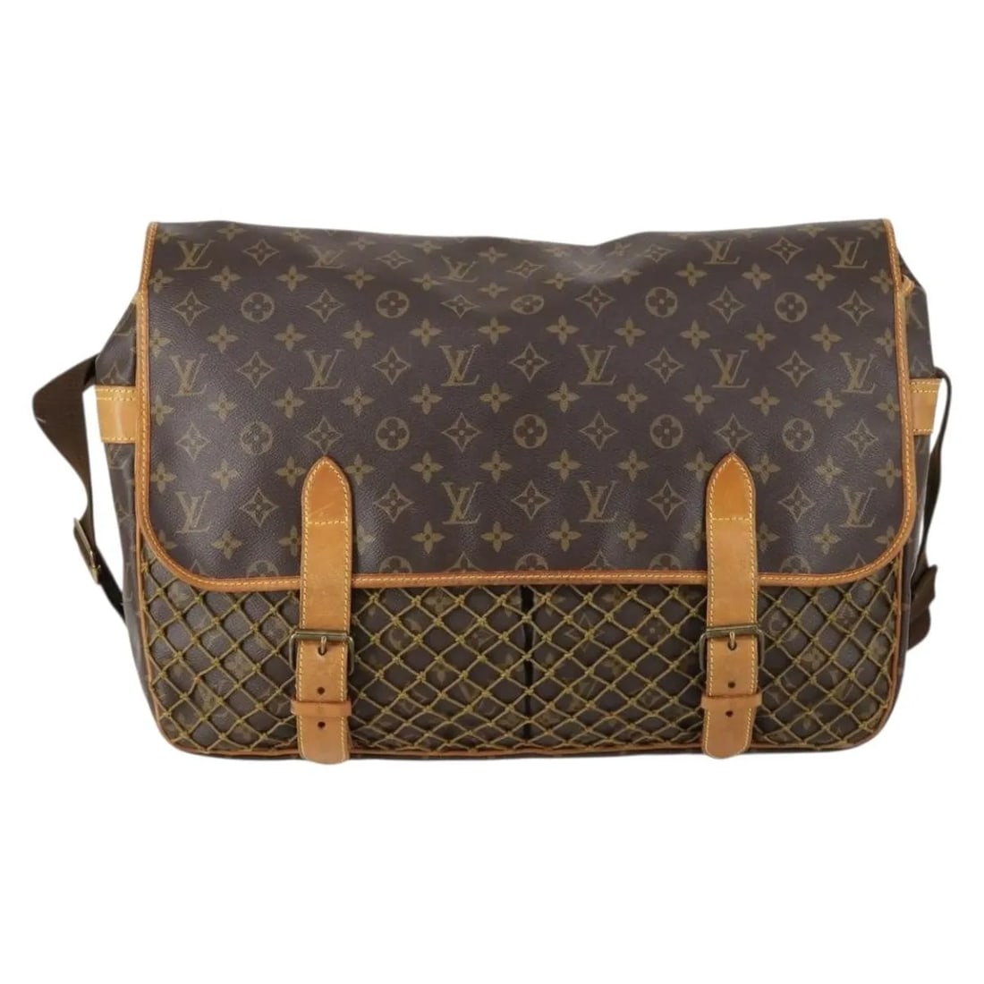 Louis Vuitton Congo Messenger Bag in Brown Monogram Canvas: Louis Vuitton Congo Messenger Bag in Brown Monogram Canvas Louis Vuitton Congo Messenger in brown monogram canvas. This unisex bag is made in France and shows fair overall condition with visible signs