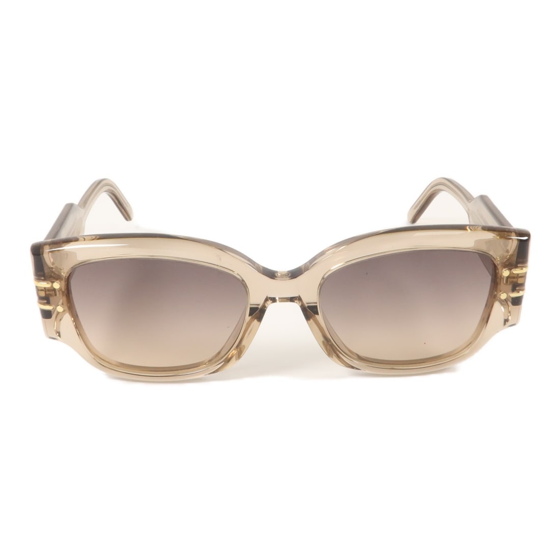 Dior S13I CD Sunglasses in Sand Beige PVC: Dior S13I CD Sunglasses in Sand Beige PVC Christian Dior sunglasses model S13I in sand beige PVC. Designed for women, this style comes with a storage box and is described as being in very good AB cond