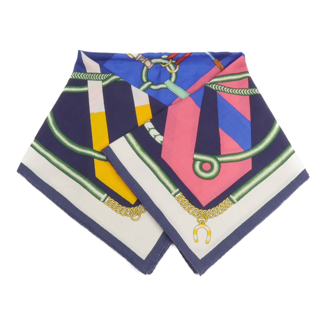 HERMES 140x140 Silk Cashmere Scarf Multicolor Navy: HERMES 140x140 Silk Cashmere Scarf Multicolor Navy Hermes scarf in multicolor and navy, made from silk and cachemere. It measures 140 cm x 140 cm (55.1 in x 55.1 in) and is described as a regular wome