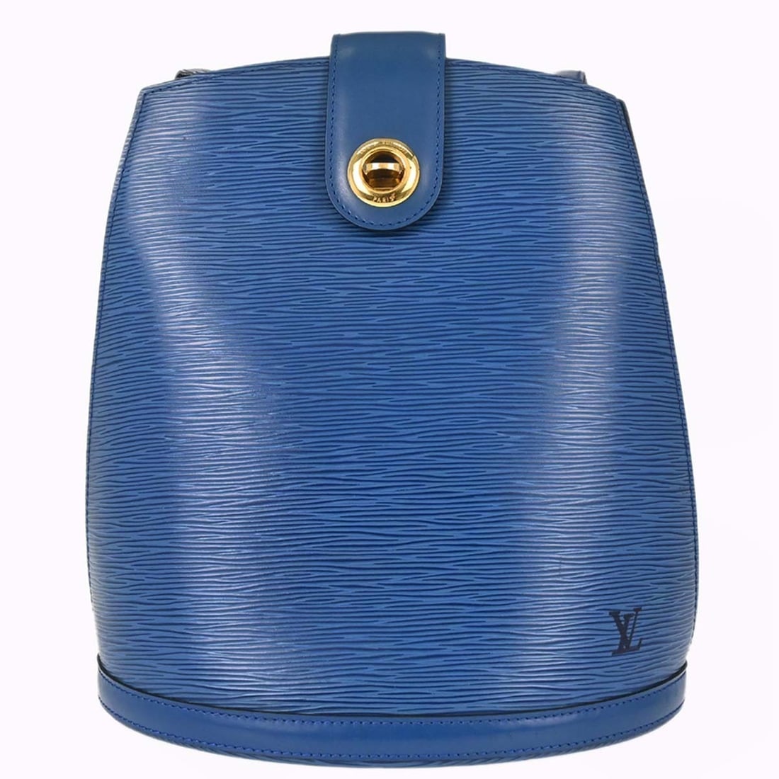 Louis Vuitton Cluny M52255 Blue Epi Leather Shoulder Bag: Louis Vuitton Cluny M52255 Blue Epi Leather Shoulder Bag Louis Vuitton Cluny shoulder bag in blue Epi leather with a gold-tone closure and adjustable strap. It features an Alcantara lining, one inside