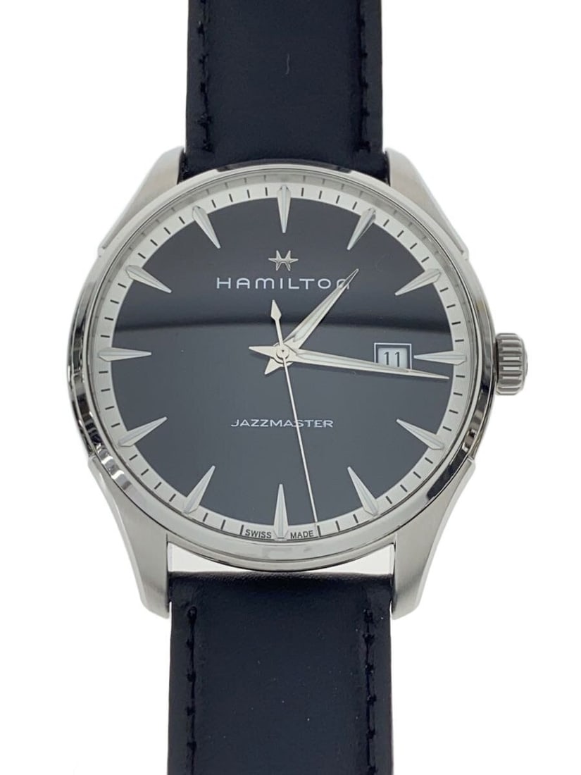 Hamilton Quartz Jazzmaster Men's Wristwatch H324510: Hamilton Quartz Jazzmaster Men's Wristwatch H324510 This Hamilton Jazzmaster Quartz H324510 is a men's wristwatch featuring a Swiss-made movement. The watch is pre-owned and graded as B, indicating sl