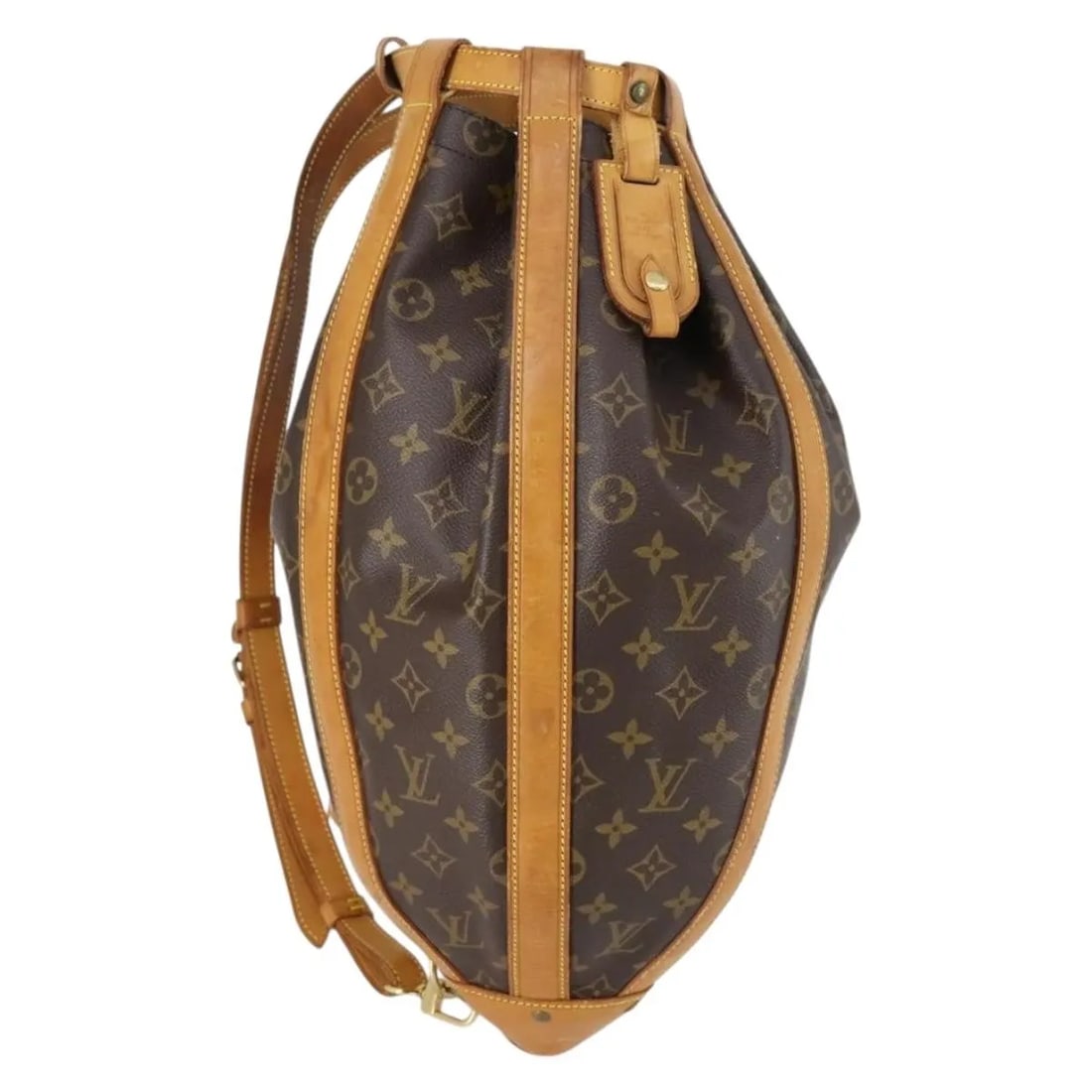 Romeo Gigli Shoulder Bag in Monogram Canvas by Louis Vuitton: Romeo Gigli Shoulder Bag in Monogram Canvas by Louis Vuitton This Louis Vuitton Romeo Gigli handbag features the iconic monogram canvas in brown and is designed for unisex use. The pre-owned bag shows
