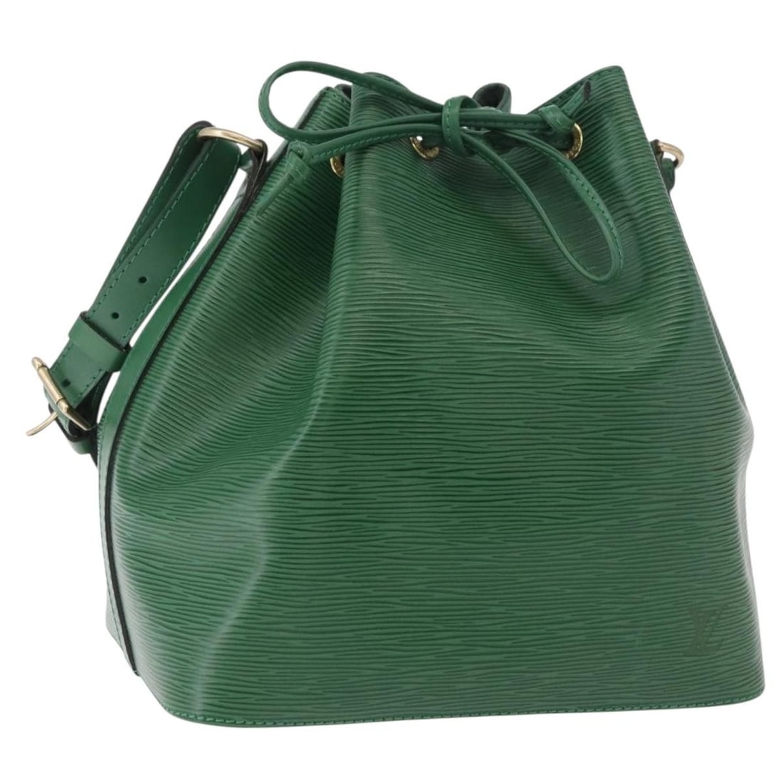 Louis Vuitton M44104 Petit Noe Epi Leather Shoulder Bag Green: Louis Vuitton M44104 Petit Noe Epi Leather Shoulder Bag Green Louis Vuitton Epi Petit Noe shoulder bag in green Epi leather, made in France. This women's shoulder bag includes a dust bag and features 