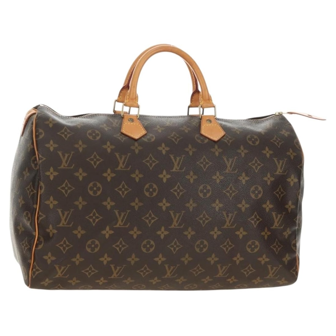 Louis Vuitton M41522 Speedy 40 Monogram Canvas Handbag: Louis Vuitton M41522 Speedy 40 Monogram Canvas Handbag Louis Vuitton Speedy 40 hand bag in Monogram Canvas, made in France. It comes with a dust bag and is identified with product line M41522 and seri