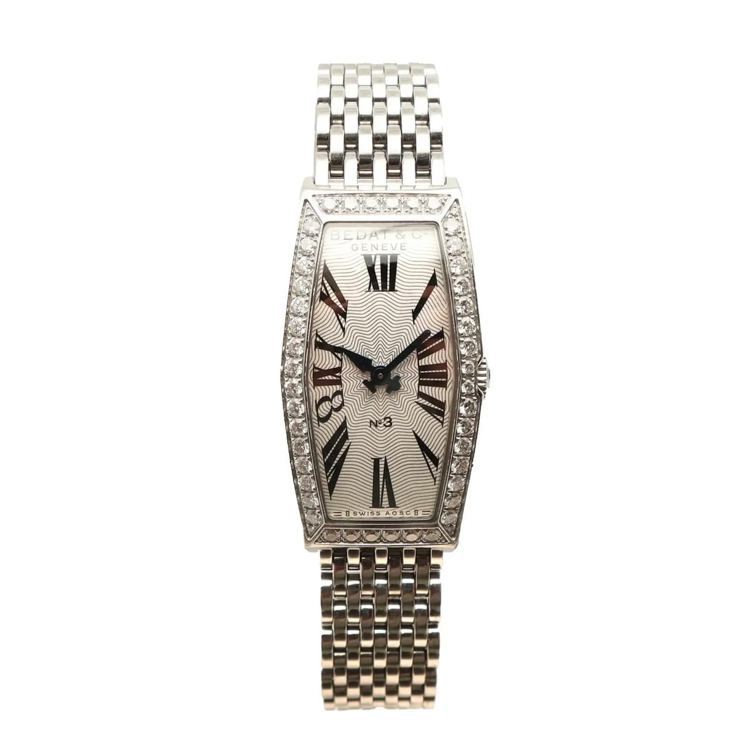 Bedat No. 3 Diamond Accent Quartz Ladies Steel Watch (1 of 5)