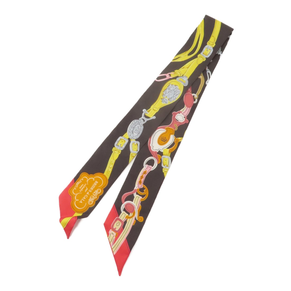 Hermes Twilly Silk Scarf Black Red France: Hermes Twilly Silk Scarf Black Red France Hermes Twilly scarf in silk with a black and red colorway. It is a women's regular-size scarf from France and comes with a storage box. Condition: A+, pristin