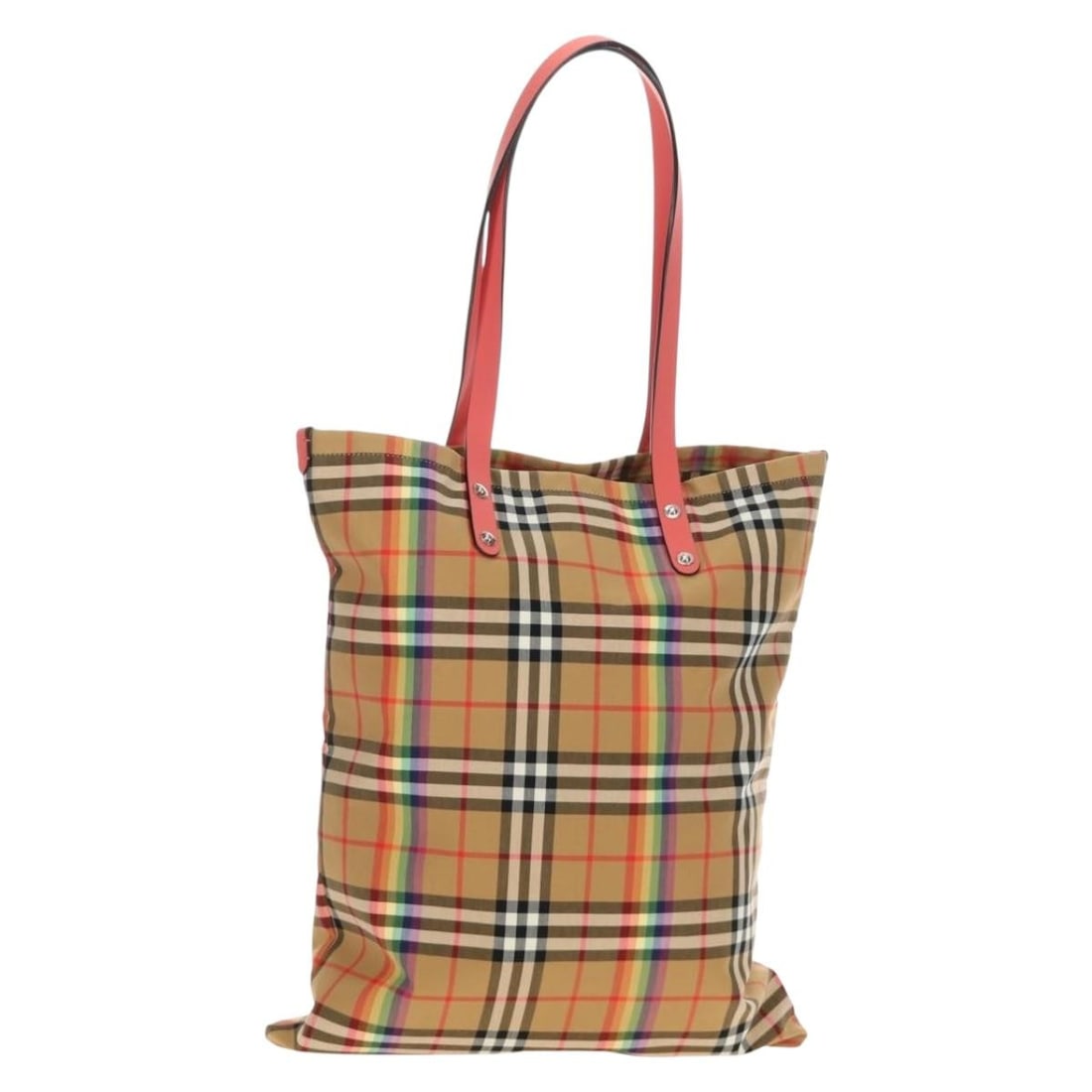 Burberry Nova Check Canvas Tote Beige Silver Dust Bag: Burberry Nova Check Canvas Tote Beige Silver Dust Bag Burberry Nova Check tote bag in beige and silver canvas. Made in Italy and accompanied by a dust bag. The bag is described as condition rank A / e