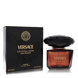 Crystal Noir Parfum Spray By Versace: Crystal Noir Parfum Spray By Versace Crystal Noir Perfume by Versace, Crystal noir is the very feminine scent by versace which was introduced in 2004. Seductive, sensual yet sweet blend of gardenia, p