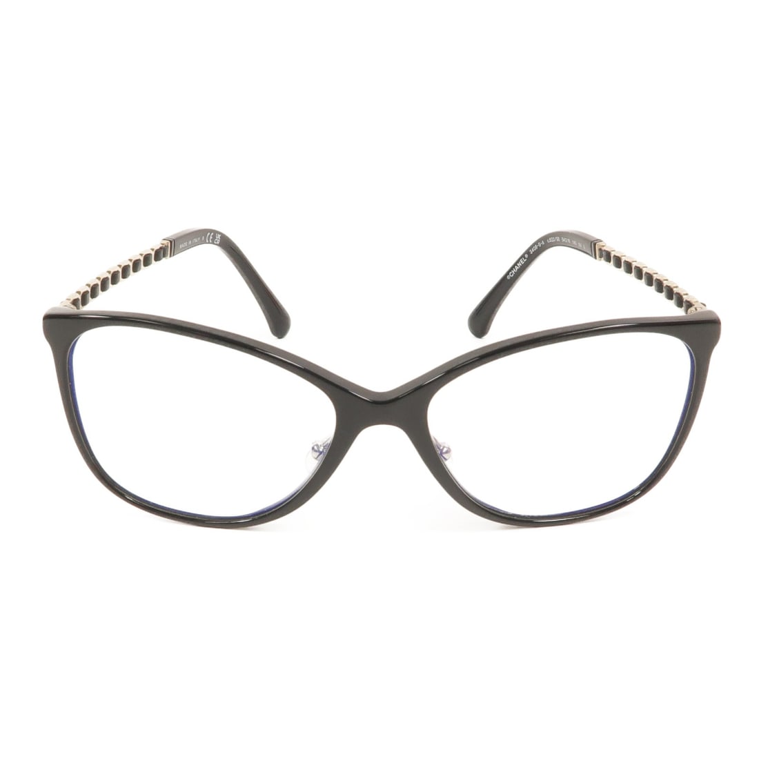 CHANEL 3408-S-A CC Black Acetate Sunglasses with Case (1 of 9)