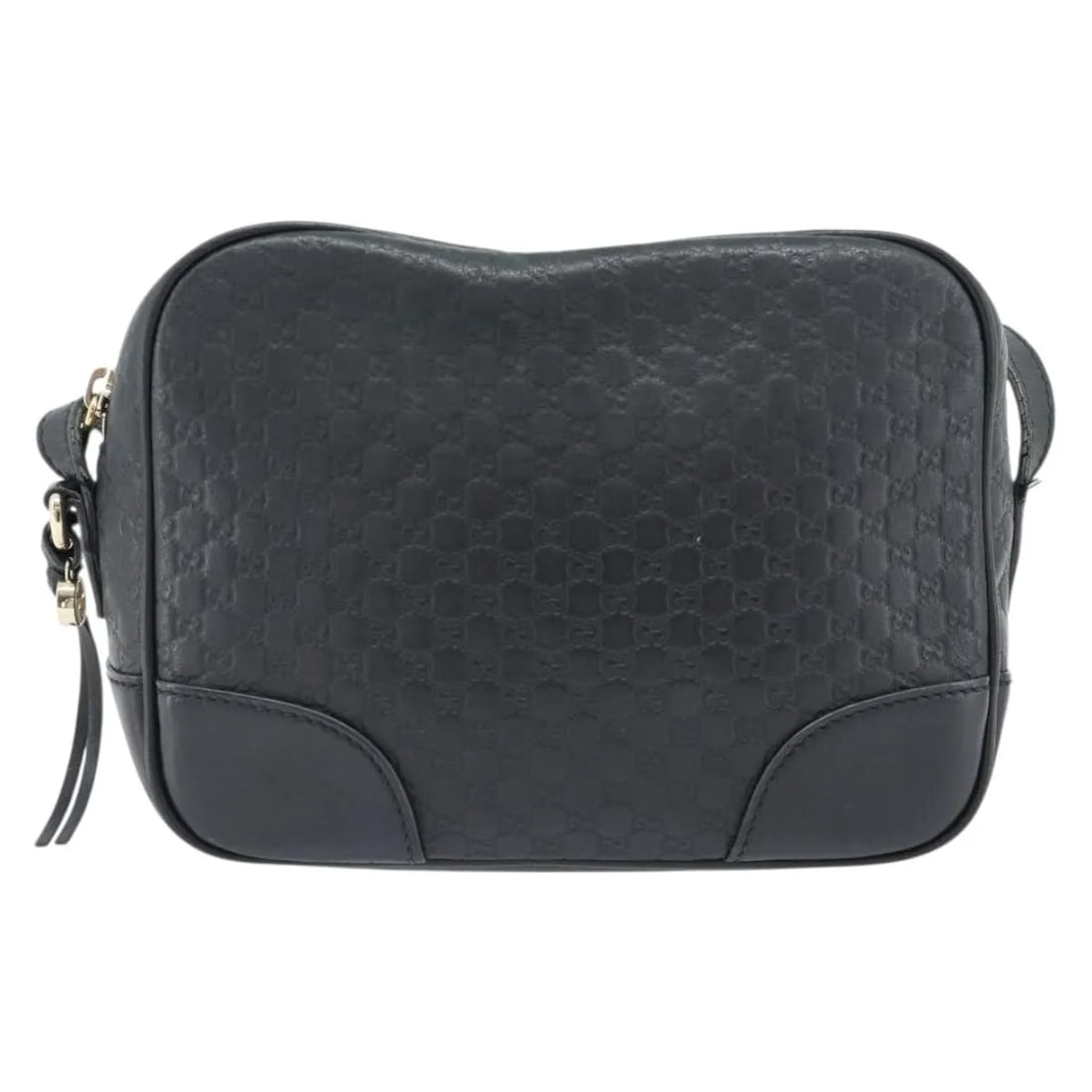 Gucci Bree Microguccissima Leather Shoulder Bag Black: Gucci Bree Microguccissima Leather Shoulder Bag Black Gucci Bree Microguccissima motif bag in black leather. This unisex piece is made in Italy and is presented in fair condition with visible wear. No