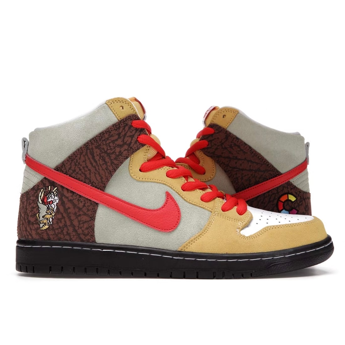 Nike SB High Color Skates Kebab and Destroy Sneakers 9 M 10.5 W: Nike SB High Color Skates Kebab and Destroy Sneakers 9 M 10.5 W This is an authentic pair of Nike Color Skates Kebab and Destroy SB High sneakers, offered in brand new and unworn condition. The shoes 