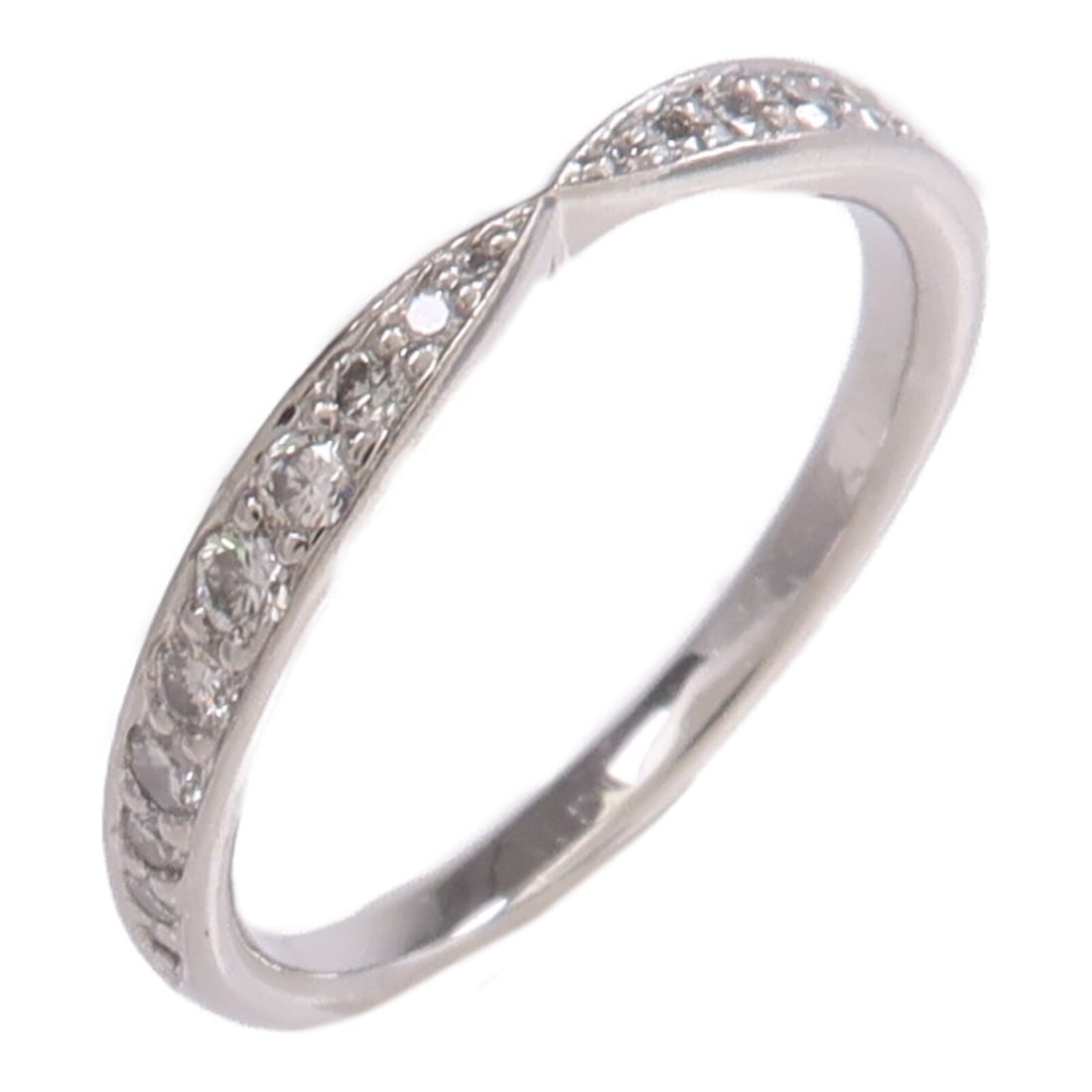 Tiffany Co Harmony Diamond Ring Pt950 Platinum Size 4.5 (1 of 9)