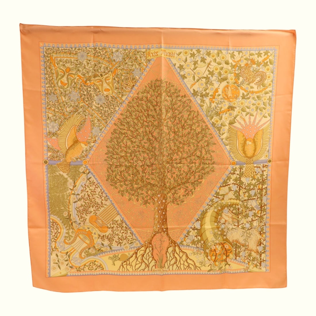 Hermes Silk Scarf 90x90 Pink Green Multicolor France: Hermes Silk Scarf 90x90 Pink Green Multicolor France Hermes 90x90 scarf in silk with a pink, green, and multicolor design. It is a women's regular-size scarf made in France and is described as being i