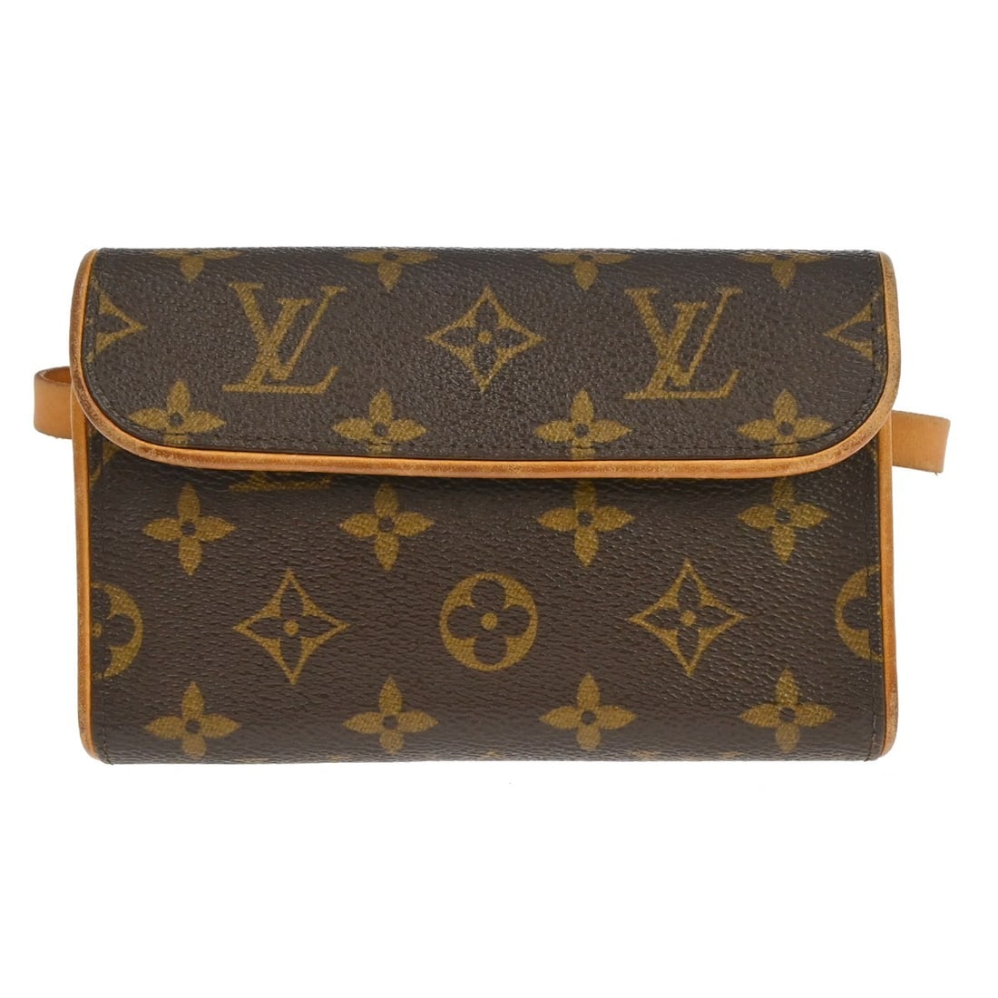 Louis Vuitton Pochette Florentine Monogram Canvas Belt Bag M51855: Louis Vuitton Pochette Florentine Monogram Canvas Belt Bag M51855 Vintage Louis Vuitton Pochette Florentine bum bag in brown Monogram canvas and leather with an adjustable leather belt strap and magne