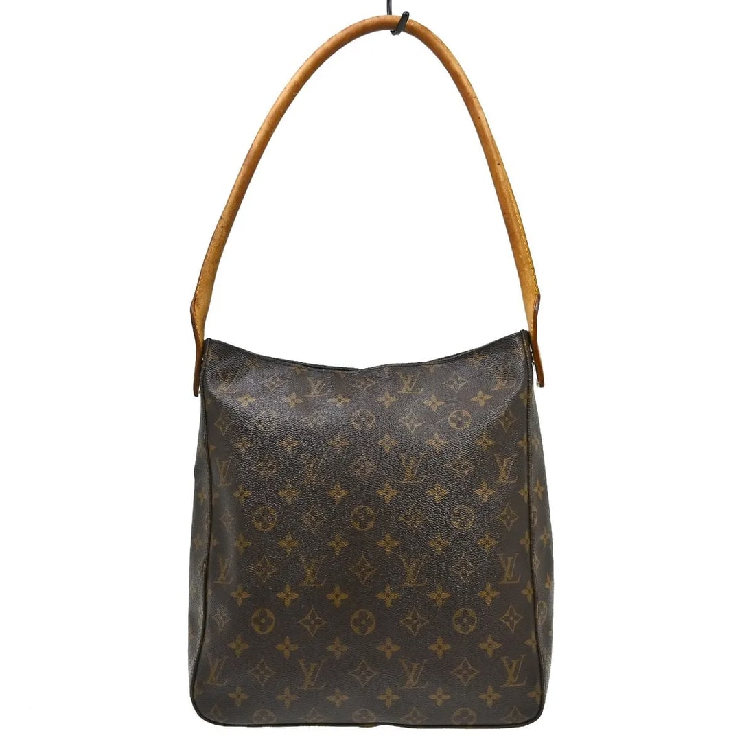 Louis Vuitton Monogram Looping shoulder bag in brown canvas: Louis Vuitton Monogram Looping shoulder bag in brown canvas Louis Vuitton Monogram Looping handbag in brown canvas. This piece is made in France and shows fair overall condition with visible wear, inc