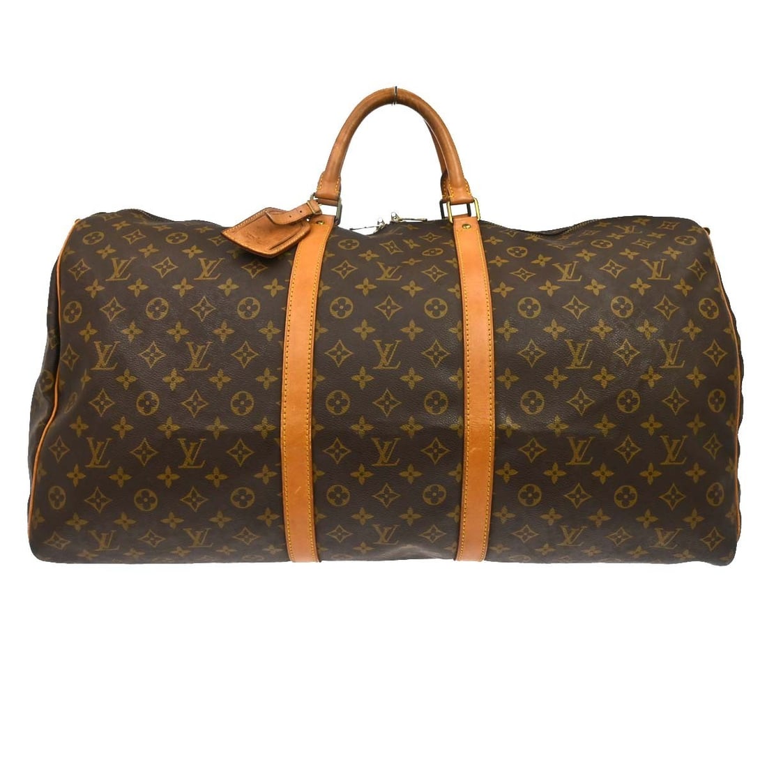 Louis Vuitton Keepall Bandouliere 60 Monogram Canvas Travel Duffle M41412: Louis Vuitton Keepall Bandouliere 60 Monogram Canvas Travel Duffle M41412 Louis Vuitton Keepall Bandouliere 60 duffle bag in Monogram canvas and leather, designed in a brown colorway with gold-tone ha