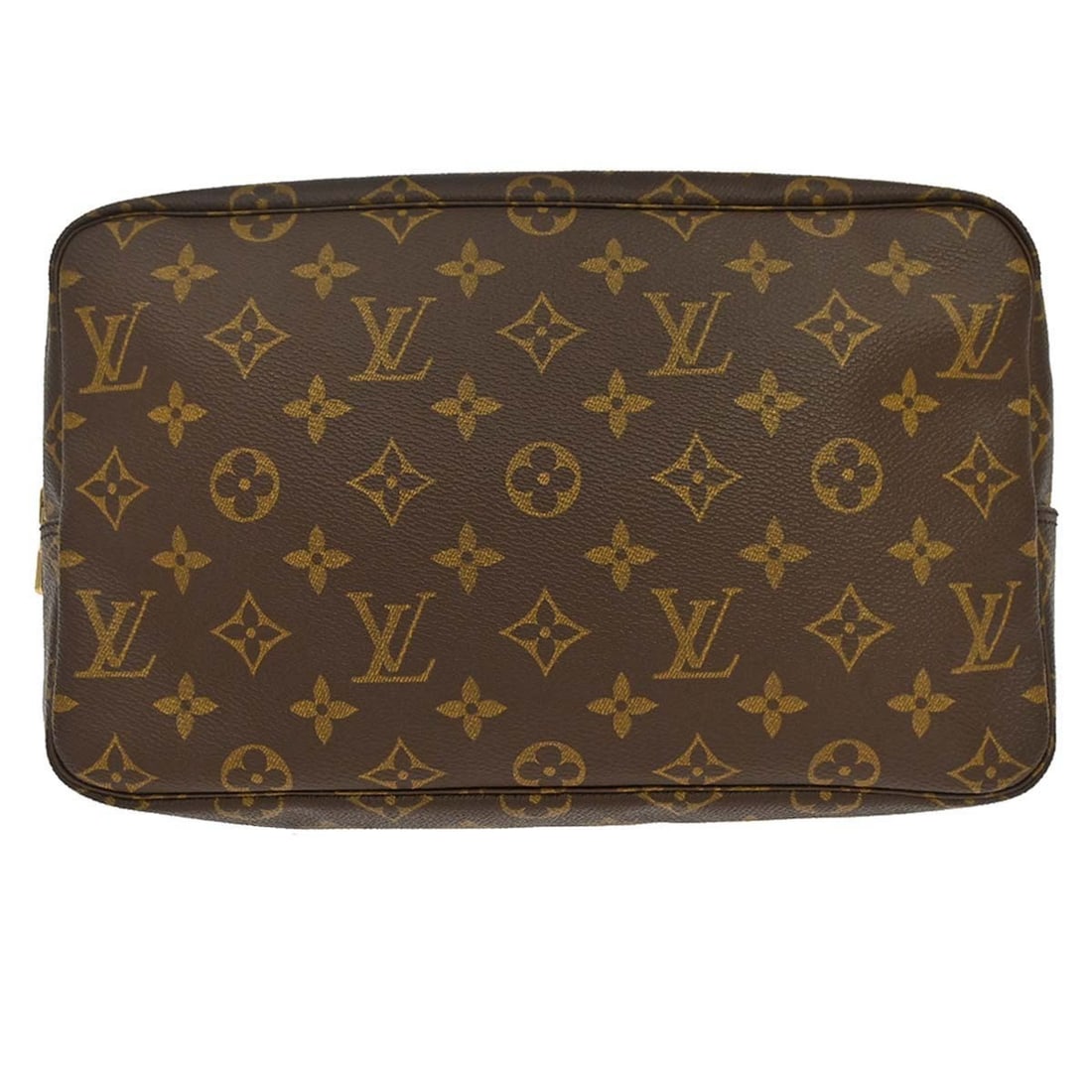 Louis Vuitton Trousse Toilette 28 Monogram Canvas Cosmetic Pouch M47522: Louis Vuitton Trousse Toilette 28 Monogram Canvas Cosmetic Pouch M47522 A Louis Vuitton Monogram Trousse Toilette 28 cosmetic pouch in brown Monogram canvas and leather, made in France. It features a 