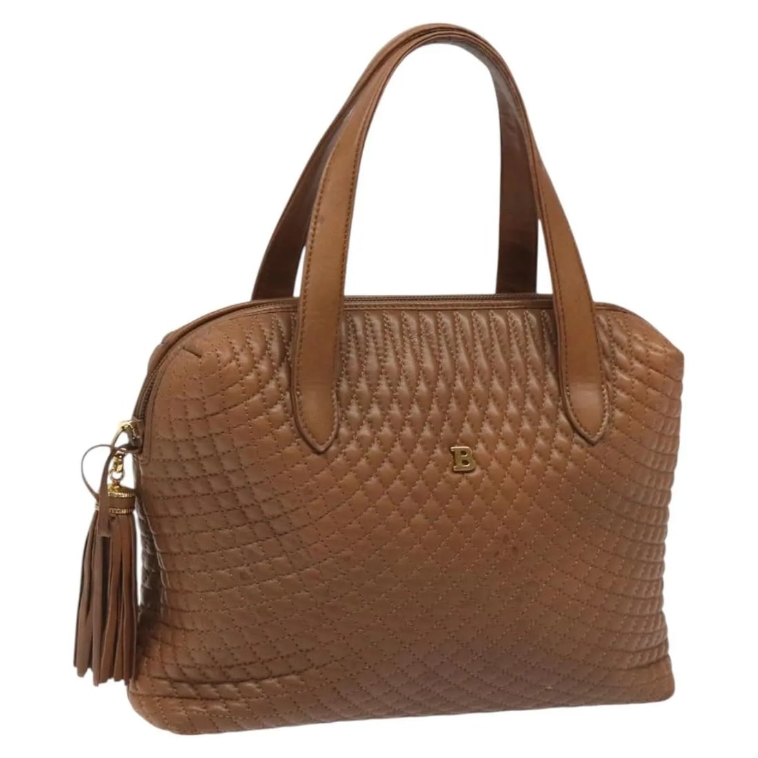 Bally Vintage Brown Quilted Leather Handbag Made in Italy: Bally Vintage Brown Quilted Leather Handbag Made in Italy This Bally vintage handbag features a classic quilted leather design in brown, crafted for women. Made in Italy, it offers both style and prac