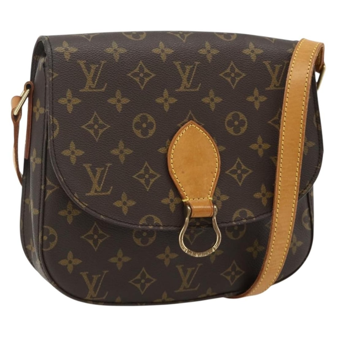 Louis Vuitton Saint Cloud GM Monogram Canvas Shoulder Bag M51242: Louis Vuitton Saint Cloud GM Monogram Canvas Shoulder Bag M51242 Louis Vuitton Saint Cloud GM shoulder bag in Monogram Canvas, made in France. This women's bag features the Monogram colorway and inclu
