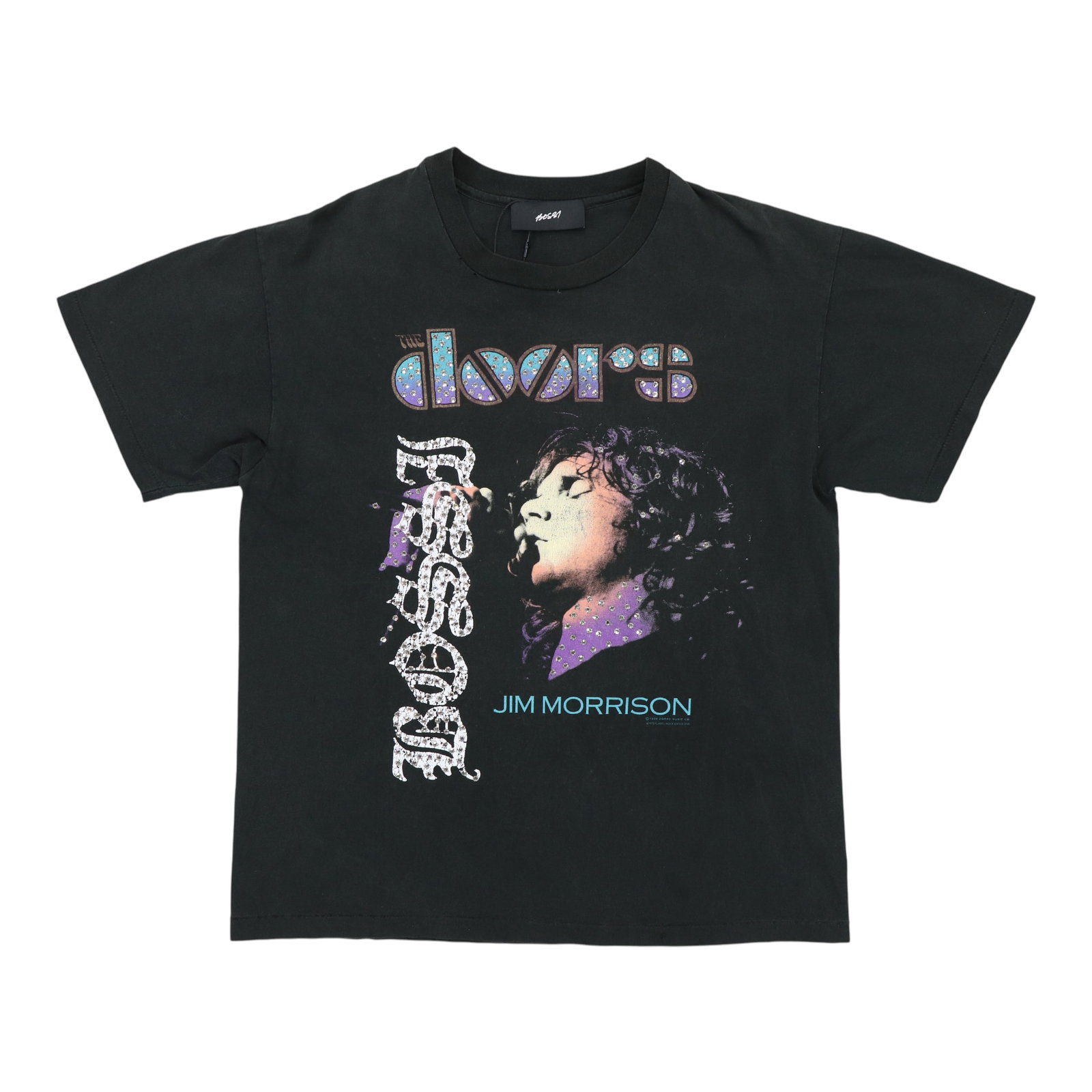 1990s The Doors Dance On Fire Black Cotton Large T-Shirt (1 of 2)