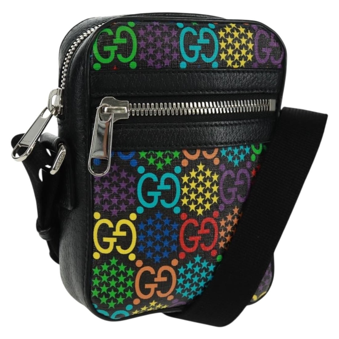 Gucci 598103 GG Psychedelic Canvas Shoulder Bag Multicolor Italy (1 of 18)