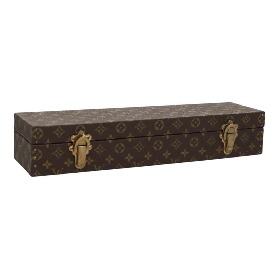 Jewelry Box in Monogram Canvas by Louis Vuitton 25cm: Jewelry Box in Monogram Canvas by Louis Vuitton 25cm Louis Vuitton monogram accessory case in monogram canvas, styled as a jewelry box. The item is in excellent condition, with slight rubbing on the s