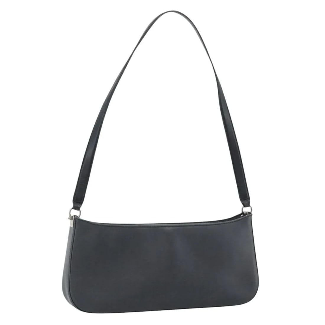 Black Leather Shoulder Bag Salvatore Ferragamo Gancini: Black Leather Shoulder Bag Salvatore Ferragamo Gancini Salvatore Ferragamo Gancini leather bag in black. Made in Italy, this women's bag features a structured silhouette with noted signs of prior use 
