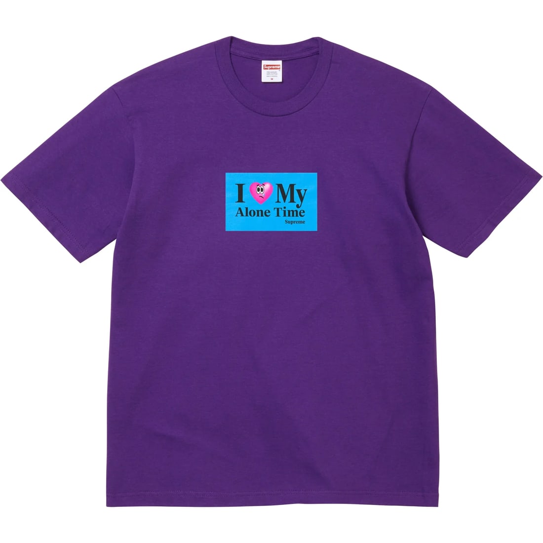 Supreme Alone Time Purple T Shirt Large (1 of 1)