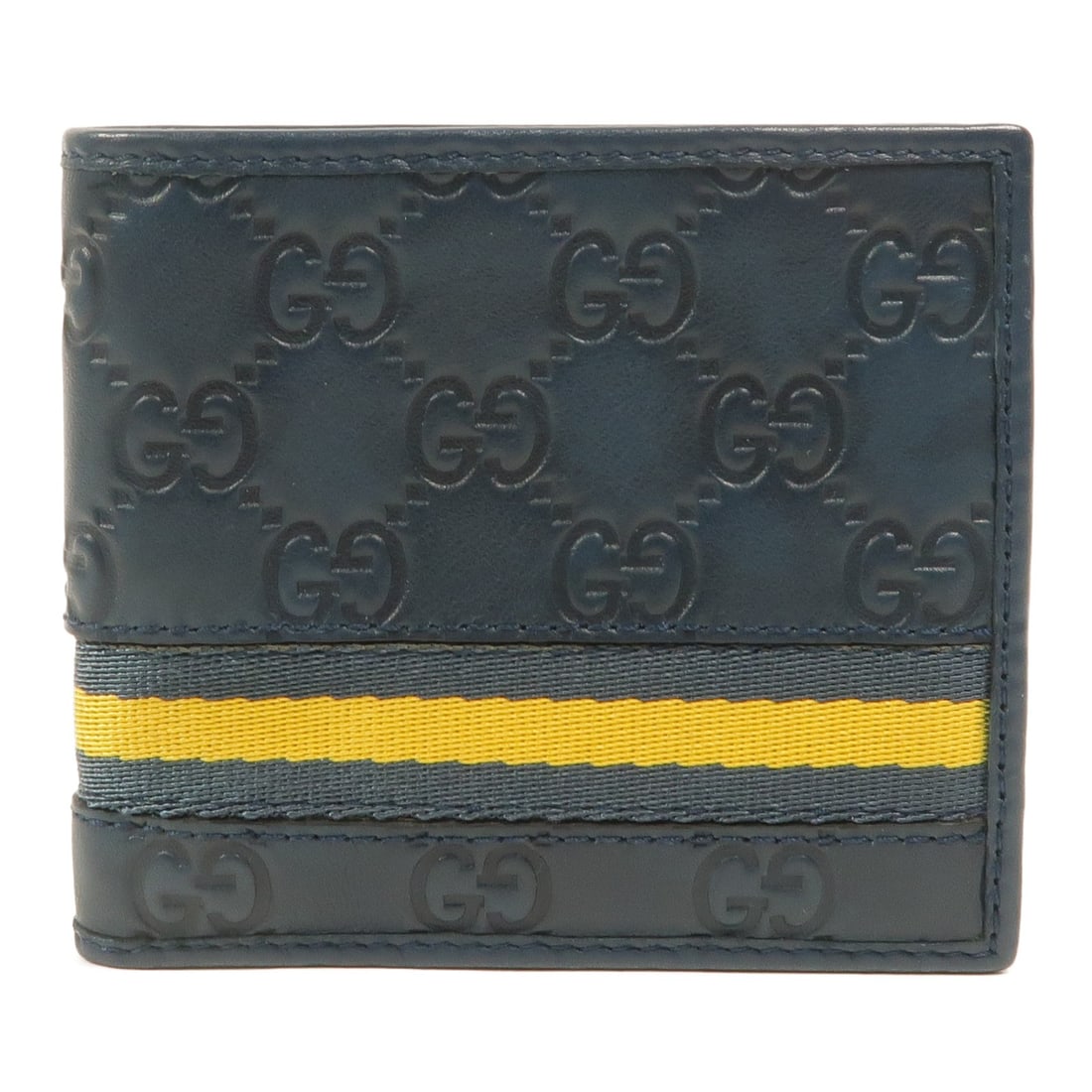 GUCCI 138073 GG Calfskin Wallet in Blue: GUCCI 138073 GG Calfskin Wallet in Blue GUCCI GG Wallet model 138073 in blue calfskin leather. This wallet features a flap design and includes multiple compartments for organization. It comes with the