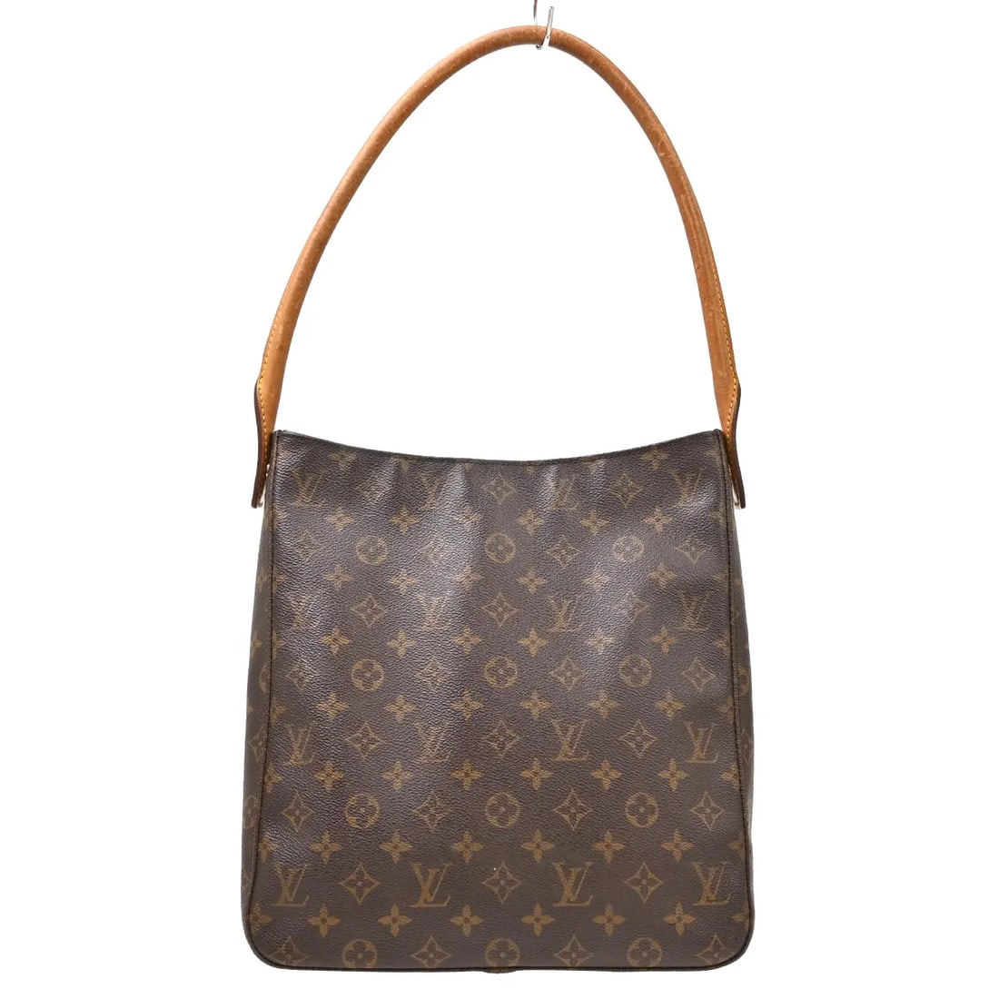 Louis Vuitton Loop Hobo Brown Canvas Handbag: Louis Vuitton Loop Hobo Brown Canvas Handbag Louis Vuitton Loop Hobo handbag in brown canvas, designed for women and made in France. The bag measures 28 cm x 30 cm x 10 cm and is described as being in