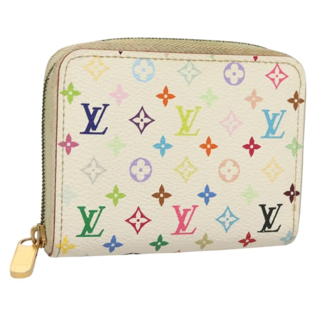 Louis Vuitton Porte-Monnaie Zippy canvas coin purse multicolor: Louis Vuitton Porte-Monnaie Zippy canvas coin purse multicolor Louis Vuitton Porte-Monnaie Zippy wallet in multicolour canvas, made in France. Designed for female use, this piece measures 11 cm wide, 
