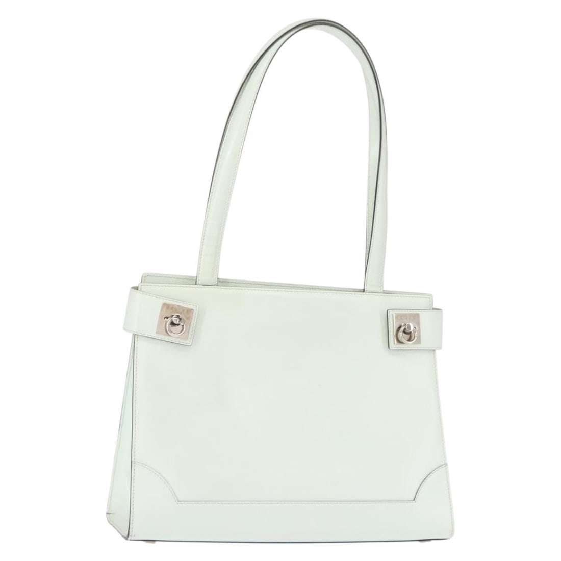 CELINE Leather Tote Bag Silver White Made in Italy: CELINE Leather Tote Bag Silver White Made in Italy This authentic CELINE tote bag combines elegance and practicality, crafted from high-quality leather in a stunning silver and white color scheme. Per