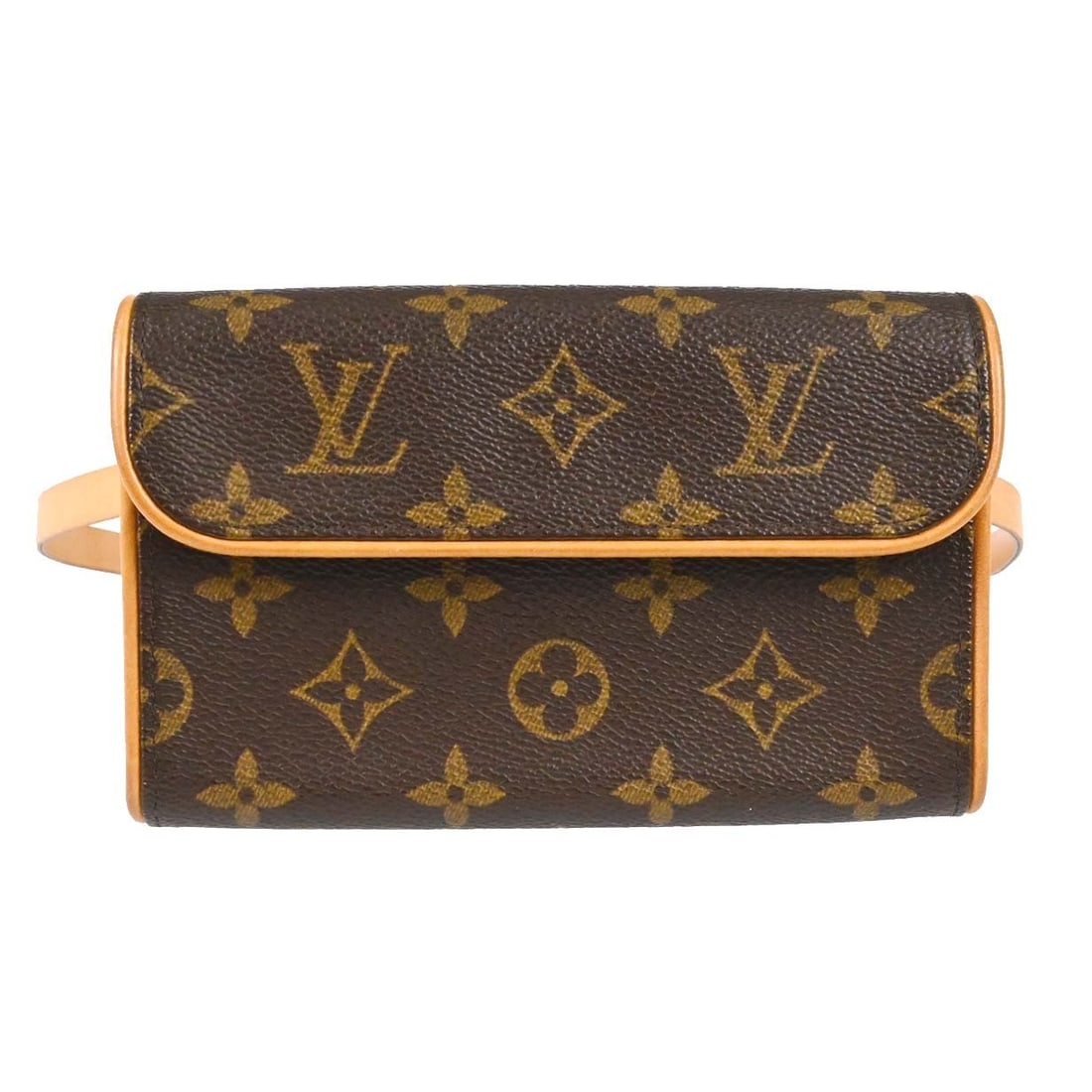 Louis Vuitton Pochette Florentine XS Monogram Canvas Belt Bag M51855: Louis Vuitton Pochette Florentine XS Monogram Canvas Belt Bag M51855 Vintage Louis Vuitton Pochette Florentine bum bag in brown Monogram canvas and leather. This women's small bag features a magnetic 