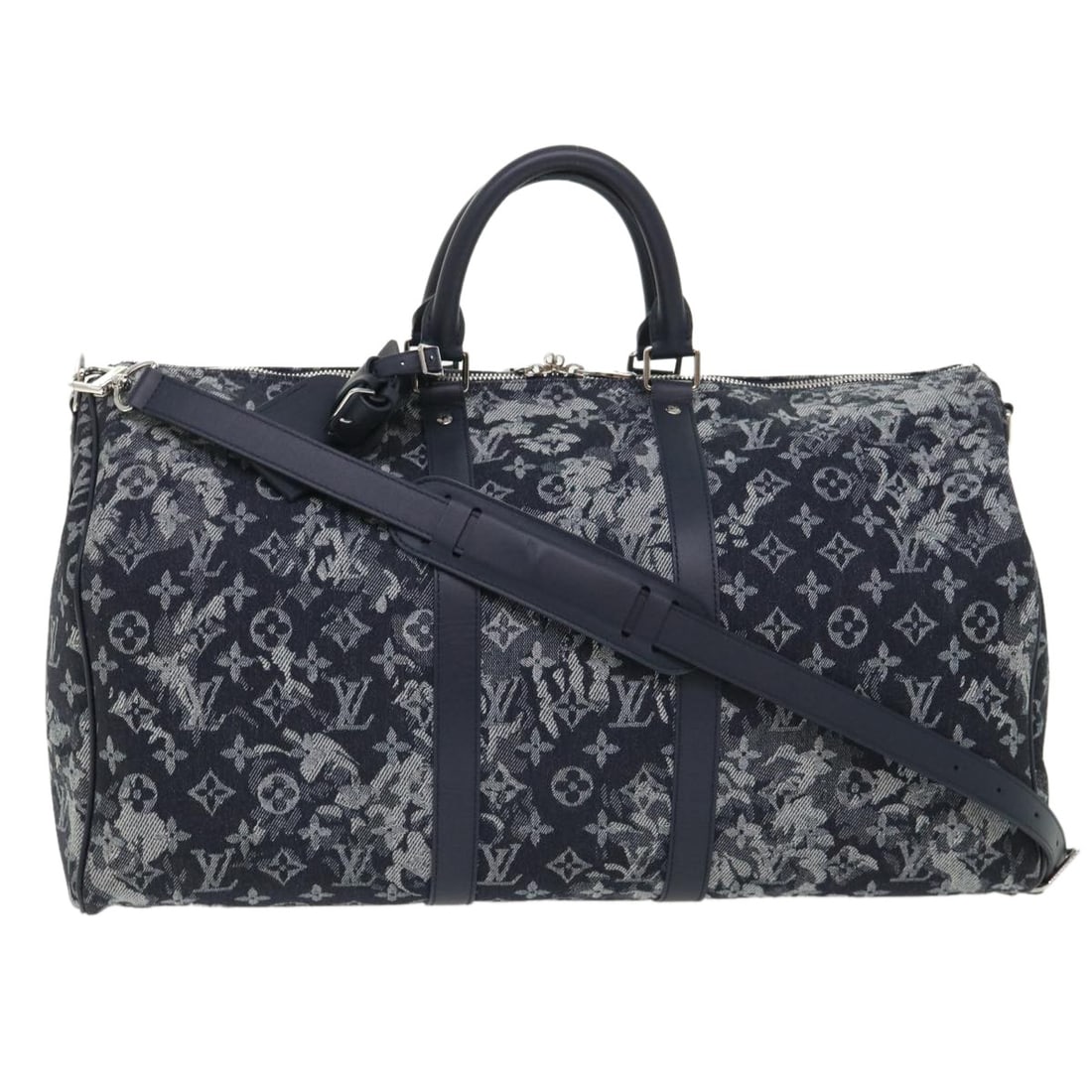 Louis Vuitton M57285 Keepall Bandouliere 50 Monogram Canvas Boston Bag: Louis Vuitton M57285 Keepall Bandouliere 50 Monogram Canvas Boston Bag Louis Vuitton Monogram Tapestry Keepall Bandouliere 50 Boston bag in Monogram canvas, made in France. This authenticated piece in