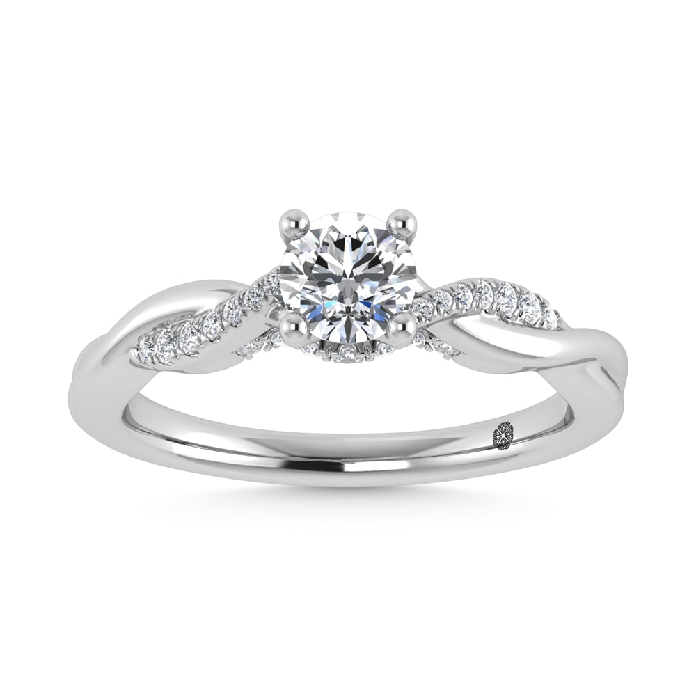 10K White Gold Lab Grown Diamond 5/8 Ct.Tw. Engagement Ring: 10K White Gold Lab Grown Diamond 5/8 Ct.Tw. Engagement Ring 10K White Gold Labgrown Diamond 5/8 Ct.Tw. Engagement Ring 10k White Gold Stone Color: D-f Stone Clarity: Vs Each ring is presented in stand