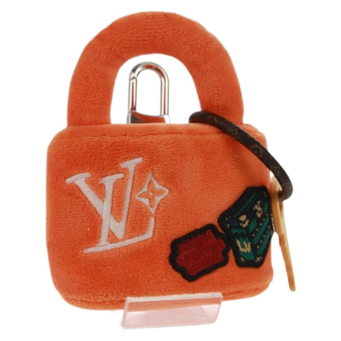 Louis Vuitton M03107 Lucky Rock Fur Bag Charm Orange: Louis Vuitton M03107 Lucky Rock Fur Bag Charm Orange Louis Vuitton Lucky Rock bag charm in orange fur, made in Italy. The piece is listed in pristine condition and comes with a dust bag and item box. 