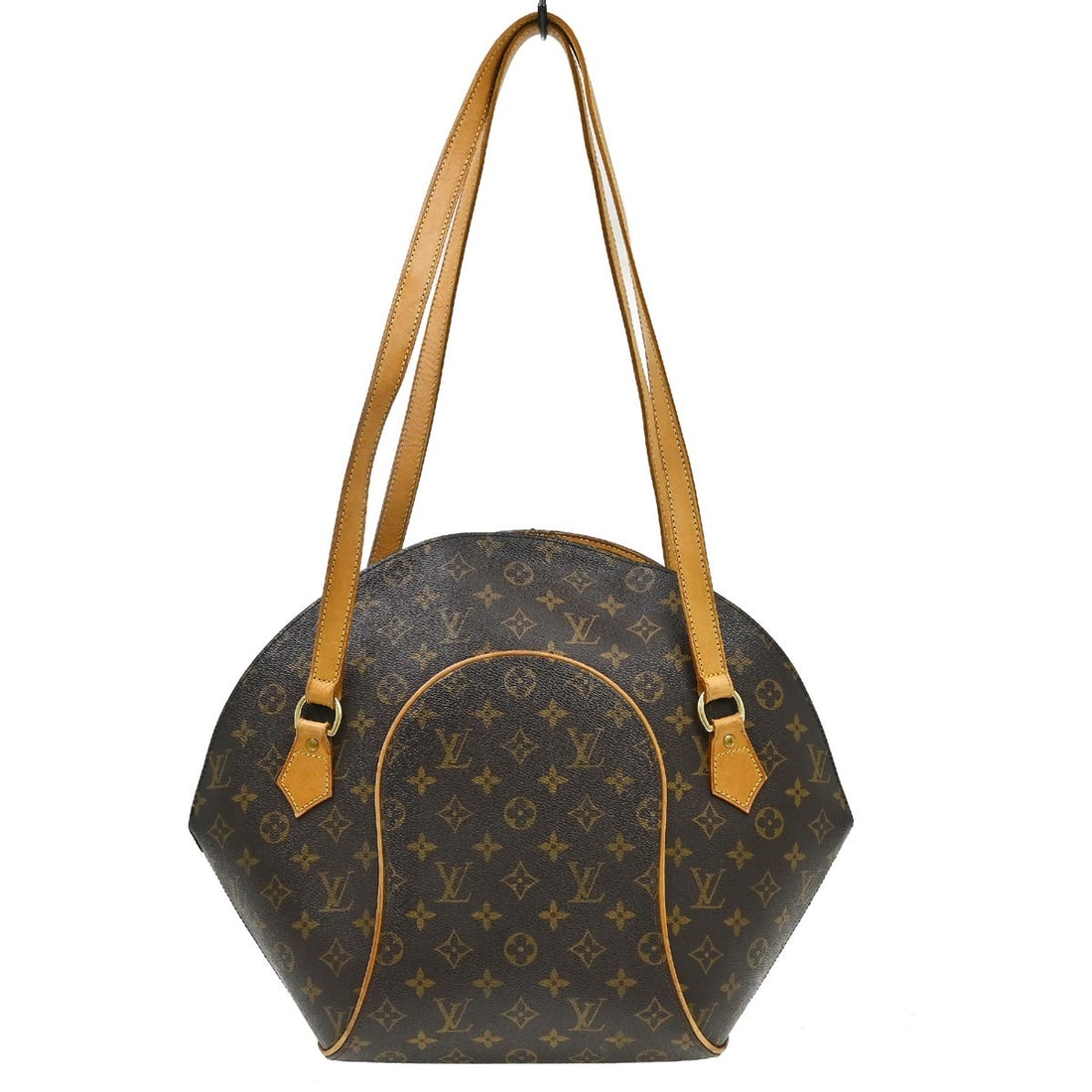 Louis Vuitton Ellipse Shopping Monogram Canvas Tote M51128: Louis Vuitton Ellipse Shopping Monogram Canvas Tote M51128 Vintage Louis Vuitton Ellipse Shopping tote bag in brown Monogram canvas with leather trim and double handles. This large shoulder bag featur