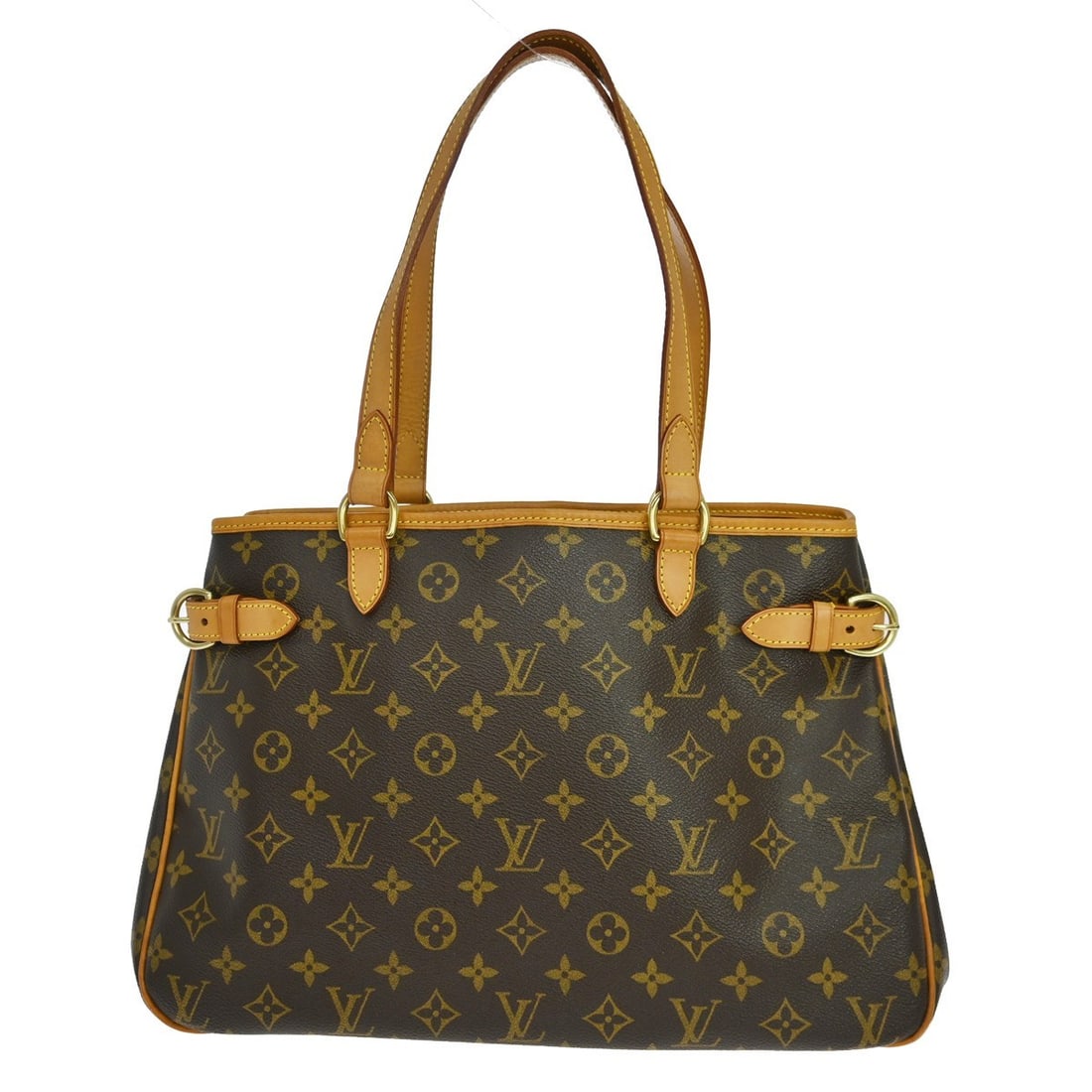 Louis Vuitton Batignolles Horizontal Monogram Canvas Tote M51154: Louis Vuitton Batignolles Horizontal Monogram Canvas Tote M51154 Vintage Louis Vuitton Batignolles Horizontal tote bag in brown monogram canvas and leather. This unisex bag features a hook-and-loop cl