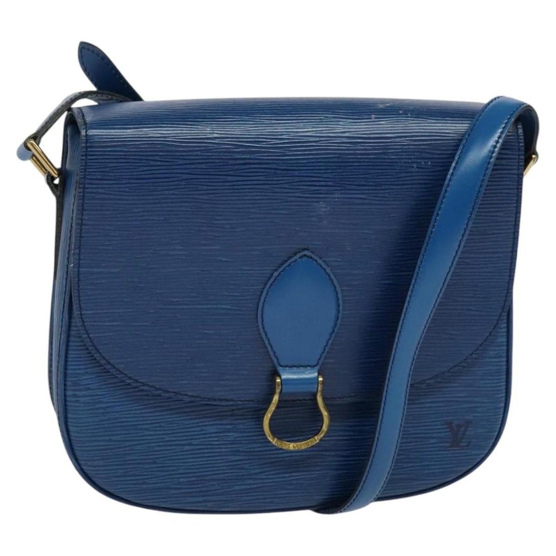 Louis Vuitton M52195 Saint Cloud GM Epi Leather Shoulder Bag Toledo Blue: Louis Vuitton M52195 Saint Cloud GM Epi Leather Shoulder Bag Toledo Blue Louis Vuitton Epi Saint Cloud GM shoulder bag in Toledo Blue, made from Epi leather and crafted in France. This women's shoulde