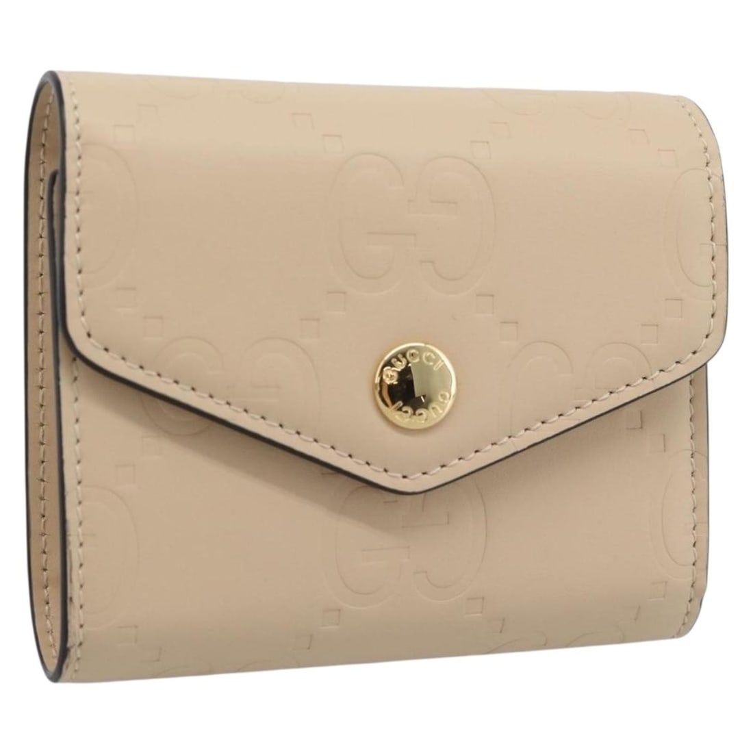 GUCCI 772793 Guccissima GG Canvas Leather Wallet Ivory Gold: GUCCI 772793 Guccissima GG Canvas Leather Wallet Ivory Gold Gucci wallet in ivory and gold with a leather and GG canvas construction. It is a women's wallet made in Italy and comes with a dust bag and