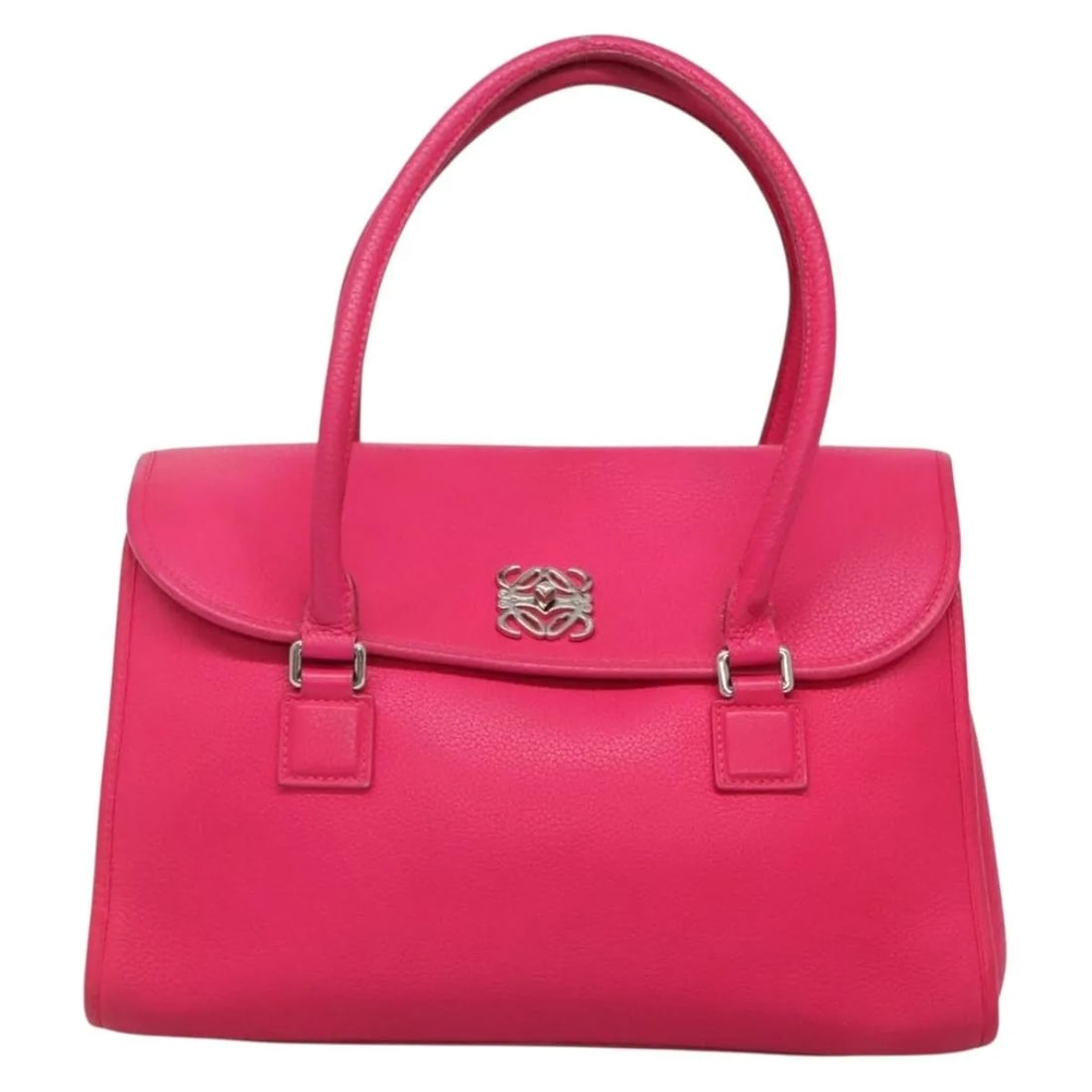 Loewe Alamo pink leather shoulder bag made in Spain (1 of 18)