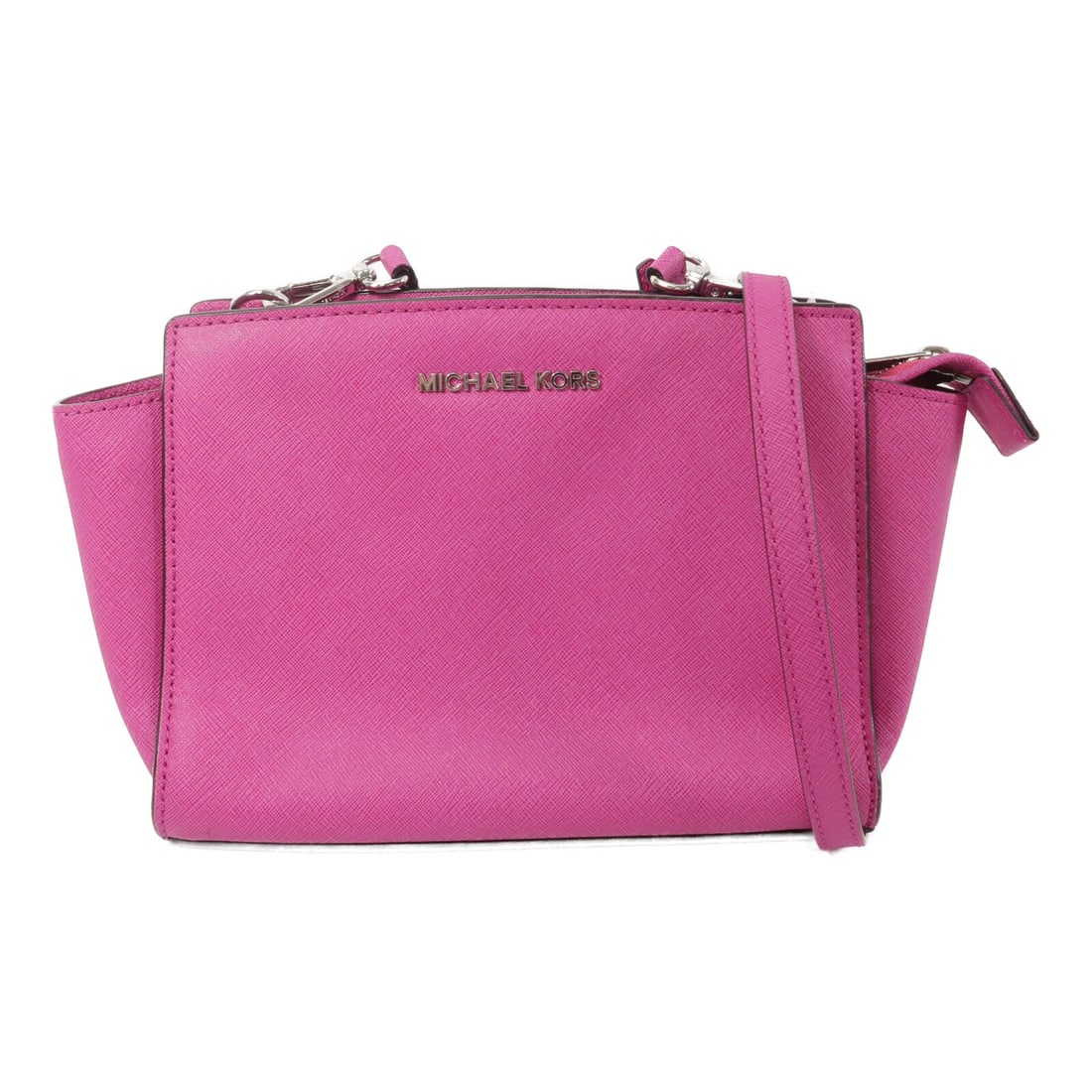 Michael Kors Purple Calfskin Shoulder Bag with Strap (1 of 12)