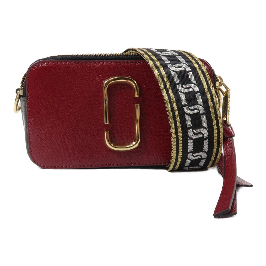 Red Calfskin Shoulder Bag with Strap MARC JACOBS (1 of 14)