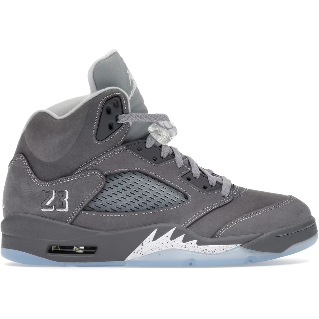 Air Jordan 5 Wolf Grey Retro 2026 Nike Air Heel Size 14: Air Jordan 5 Wolf Grey Retro 2026 Nike Air Heel Size 14 The Air Jordan 5 Retro Wolf Grey (2026) revives the popular colorway first introduced in 2011. Featuring a light graphite, white, and wolf grey 