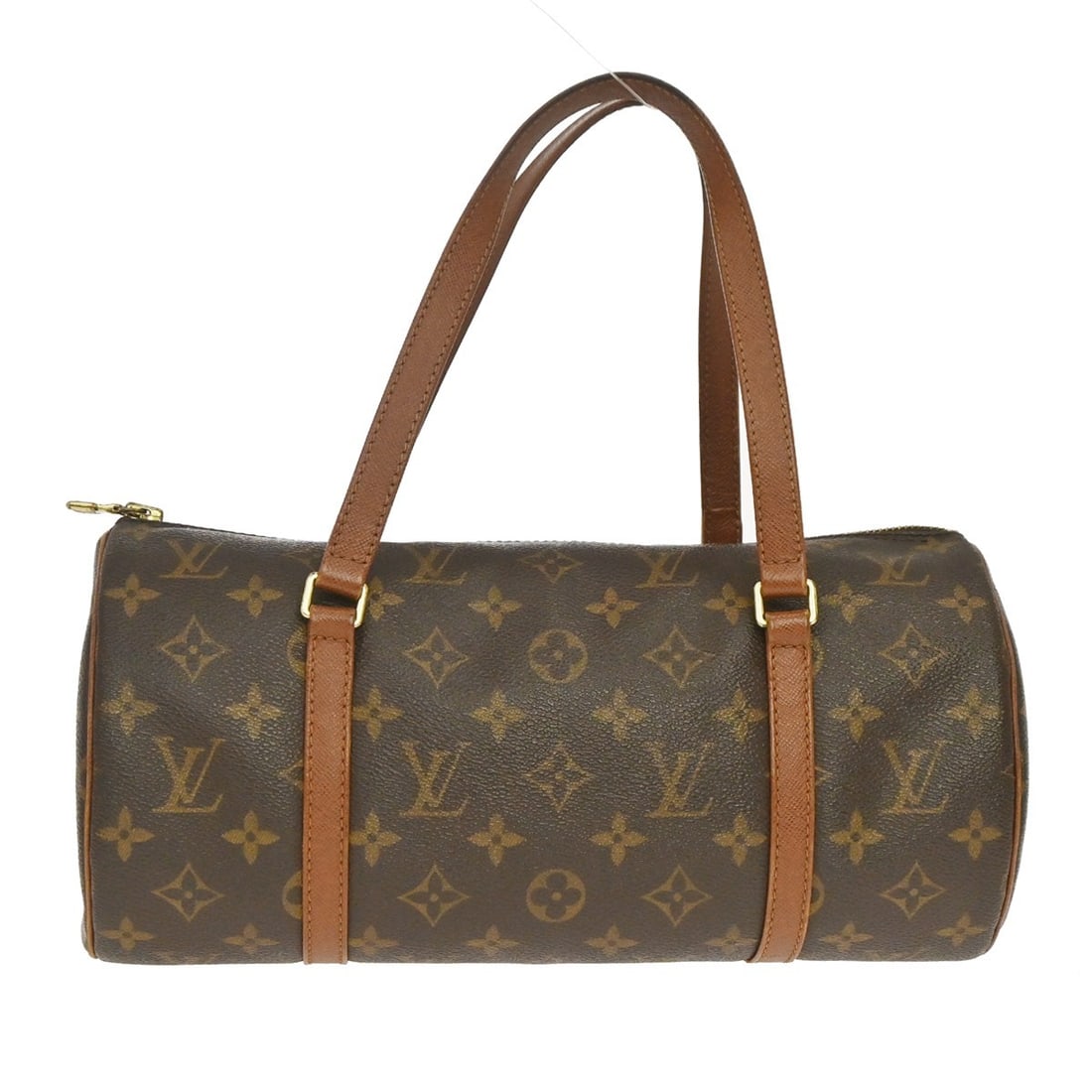 Louis Vuitton Papillon 30 Monogram Canvas Zip Handbag M51365: Louis Vuitton Papillon 30 Monogram Canvas Zip Handbag M51365 Vintage Louis Vuitton Papillon 30 handbag in Monogram canvas with leather accents. It features a zipper closure, double handles, a removabl