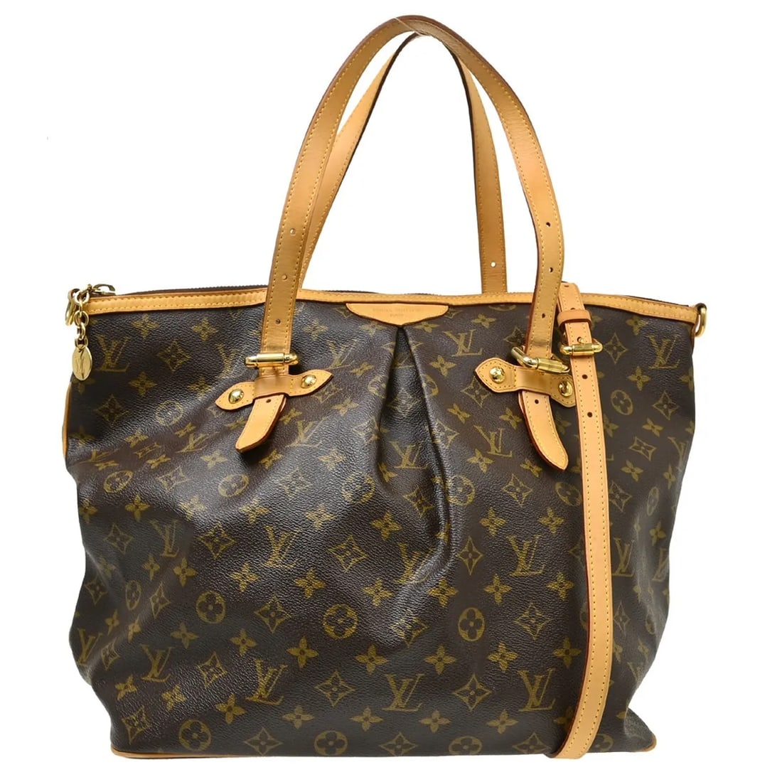 Louis Vuitton Palermo GM Monogram Canvas Handbag Brown (1 of 18)