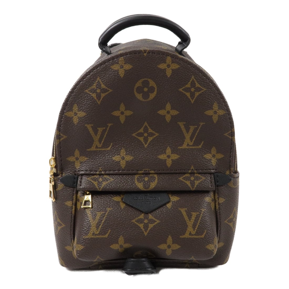 Louis Vuitton Palm Spring Mini Monogram Backpack M44873 Brown: Louis Vuitton Palm Spring Mini Monogram Backpack M44873 Brown A Louis Vuitton Palm Springs Mini backpack in Brown, model M44873, featuring the Monogram and PVC coated canvas construction. It comes wit